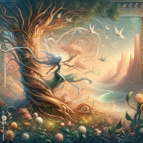 "Whispers of the Arboreal Spirit: Embracing Nature's Magic"