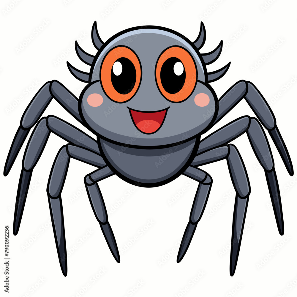 cute spider vector illustration cute spider vector illustration