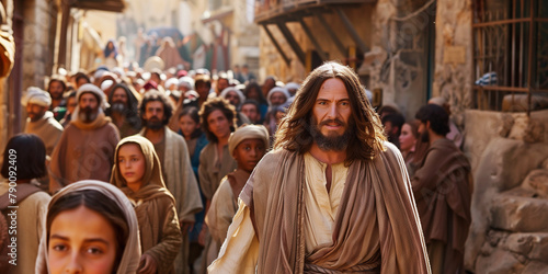 Jesus. Christianity background
