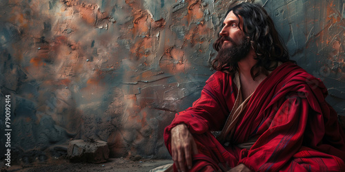 Jesus. Christianity background