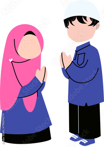 Muslim travel. Homecoming for Eid Al fitr. Eid Al fitr activity. 