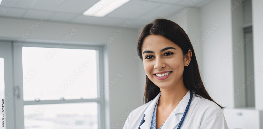 young latin american doctor in the hospital young latin american doctor in the hospital