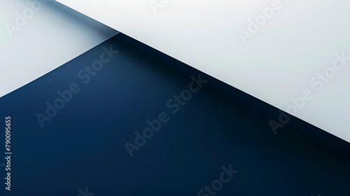 Minimal Gradient Background from White to Deep Blue