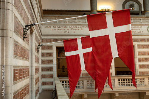 City Hall of Copenhagen interior view.