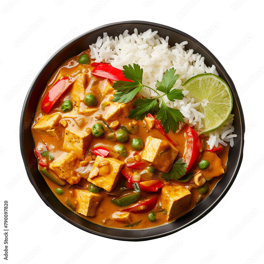 Yummy Tofu Stewed Isolated On White Background Yummy Tofu Stewed Isolated On White Background