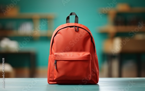 Isolated School Backpack