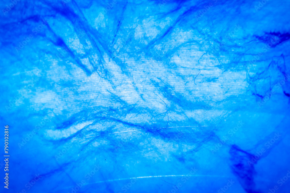 Macro shot of blue marbled vinyl record Macro shot of blue marbled vinyl record