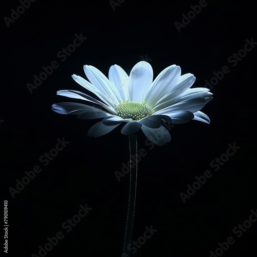 Pristine White Daisy with R...