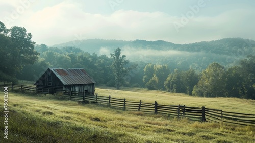 Documentary-inspired image showcasing the authenticity of Georgia's rural landscape.