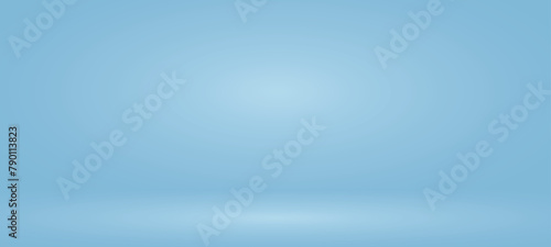 Abstract blue textured backgound.Studio blue mockup.