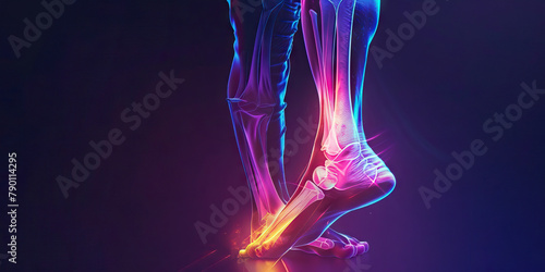 Shin Splint Strain: The Leg Pain and Swelling - Visualize a person holding their shin, with highlighted pain and swelling, illustrating the leg pain and swelling of shin splints