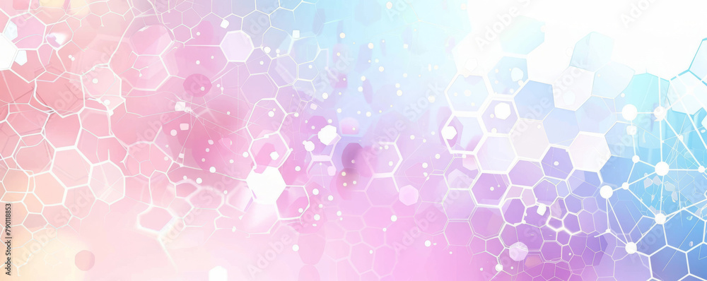 Abstract medical background with hexagonal pattern Abstract medical background with hexagonal pattern