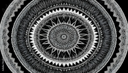 Mandalas with intricate patterns radiating outward upscaled 6