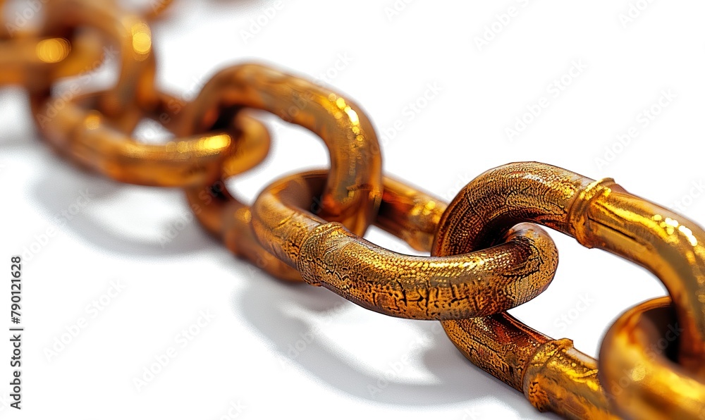 Obraz premium rusty metal chain