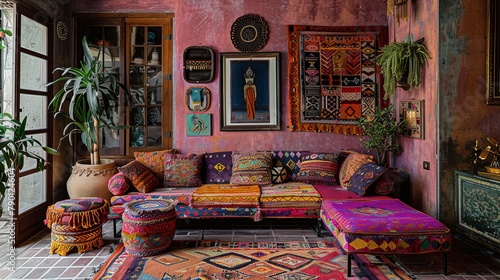 Bohemian Living Room Decor