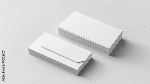 Business card with clear gray background for corporate identity packages.