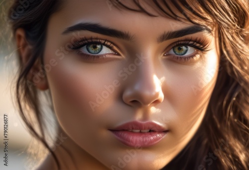 Wallpaper Mural A Portrait Of Breathtakingly Gorgeous, Exotic, Beautiful Woman.
 Torontodigital.ca