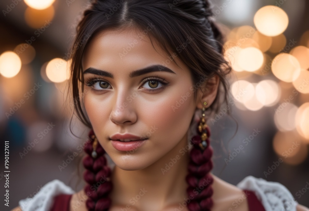 A Portrait Of Breathtakingly Gorgeous, Exotic, Beautiful Woman.
A Portrait Of Breathtakingly Gorgeous, Exotic, Beautiful Woman.