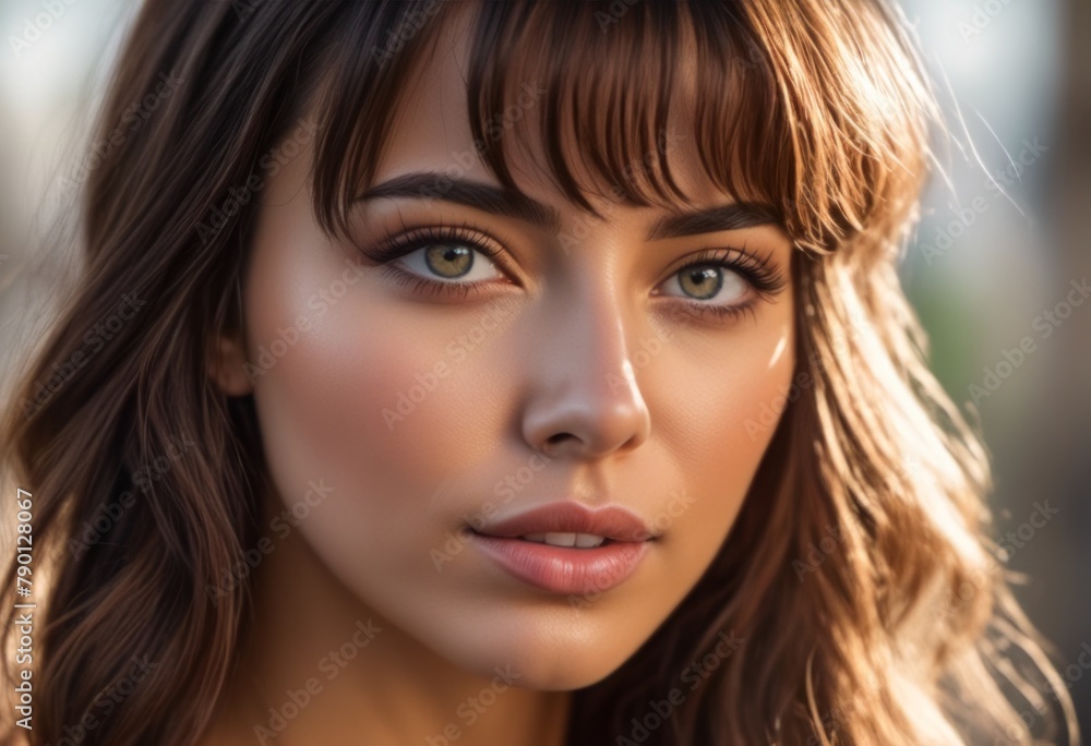 A Portrait Of Breathtakingly Gorgeous, Exotic, Beautiful Woman. A Portrait Of Breathtakingly Gorgeous, Exotic, Beautiful Woman.
