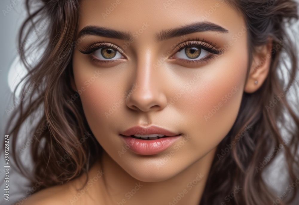 A Portrait Of Breathtakingly Gorgeous, Exotic, Beautiful Woman. A Portrait Of Breathtakingly Gorgeous, Exotic, Beautiful Woman.