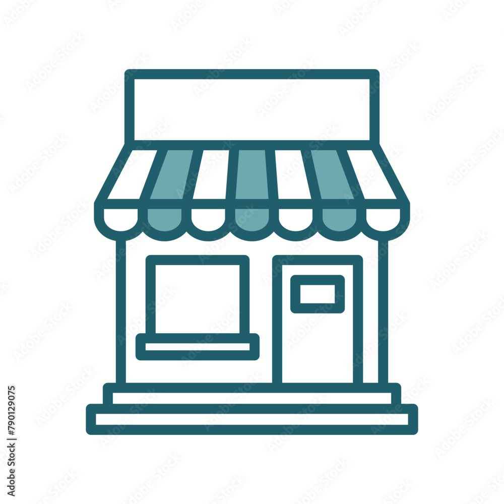 store icon vector design template in white background store icon vector design template in white background
