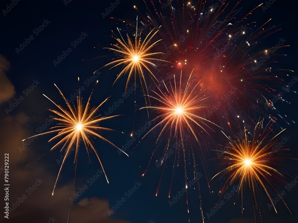 Fototapeta premium Firecrackers, fireworks