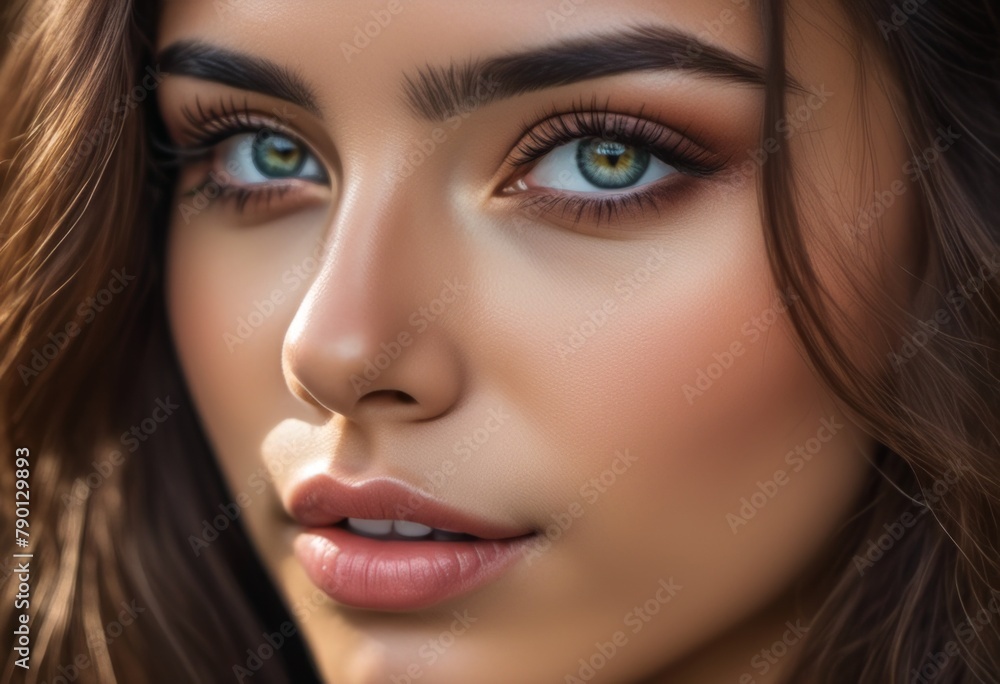 A Portrait Of Breathtakingly Gorgeous, Exotic, Beautiful Woman.
A Portrait Of Breathtakingly Gorgeous, Exotic, Beautiful Woman.