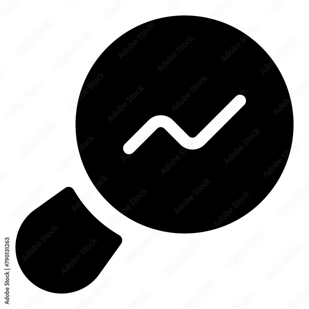 Magnifying glass icon for search, tracking and exploration Magnifying glass icon for search, tracking and exploration