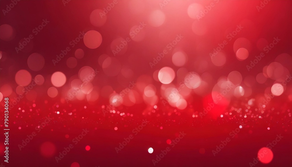 Festive Valentine's Bokeh: Abstract Christmas Gradient Red Background Festive Valentine's Bokeh: Abstract Christmas Gradient Red Background