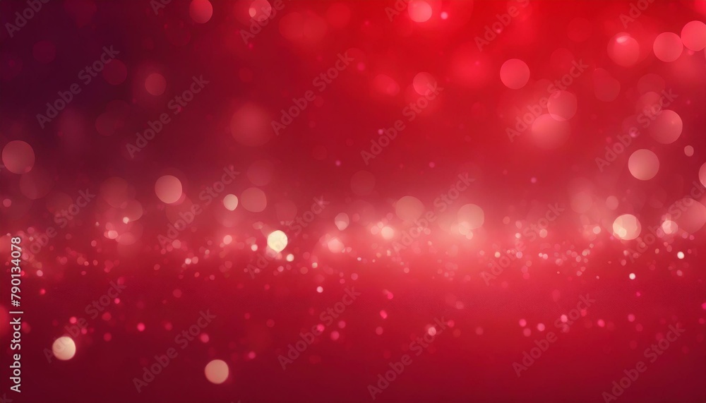 Heartfelt Holidays: Abstract Christmas Gradient Red Background with Bokeh Heartfelt Holidays: Abstract Christmas Gradient Red Background with Bokeh