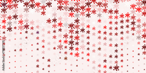 Light Purple, Pink vector template with flu signs.