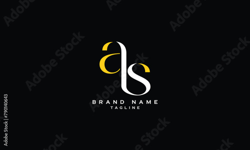 ABS, ASB, BAS, BSA, SBA, SAB, Abstract initial monogram letter alphabet logo design
