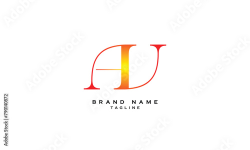 Free Download ANV, AVN, NAV, NVA, VNA, VAN, AV, VA, Abstract initial monogram letter alphabet logo design - GFXLoad