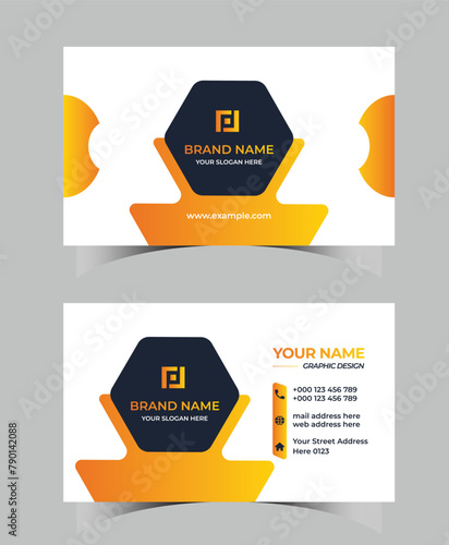 Creative modern professional business card design