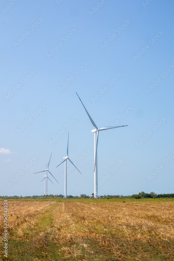 Wind Turbine in Pak Phanang district at at Nakornsrithammarat, Thailand Wind Turbine in Pak Phanang district at at Nakornsrithammarat, Thailand