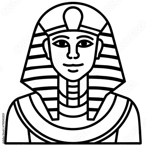 Pharaoh's hieroglyphic-wall-art - Vector - Vector art - Vector illustration - Vector design - Latest Vector - Ultimate Vector - Premium Vector