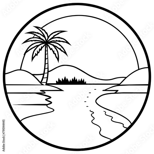 T-shirt Design Vector Beautiful nile reflections - Vector - Vector art - Vector illustration - Vector design - Latest Vector - Ultimate Vector - Premium Vector - Vector pro - Premium illustration