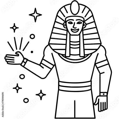 pharaoh-s-blessing-from-the-gods - Vector - Vector art - Vector illustration - Vector design - Latest Vector - Ultimate Vector - Premium Vector - Vector pro - Premium illustration
