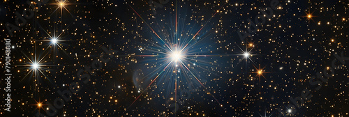 Polaris: The North Star's Celestial Brilliance Illuminating the Night Sky photo