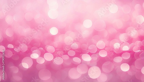 Cotton Candy Circles: Abstract Pink Bokeh Texture Background