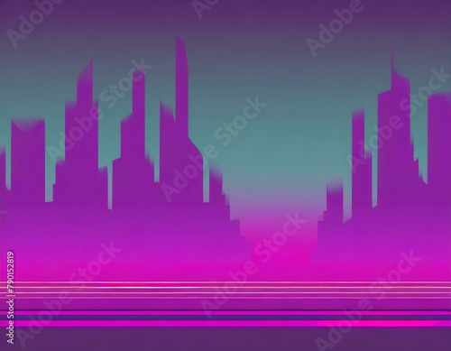 background with cityscape lines