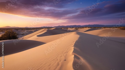The desert sky at dusk is a sight to behold The deep