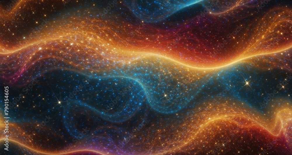 Obraz premium Abstract background with glowing neon lines