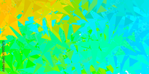 Light Blue, Yellow vector backdrop with chaotic shapes.