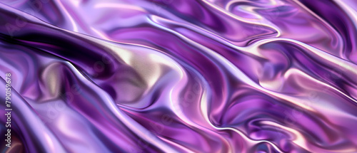 Shiny and silky lilac fabric cloth for background.