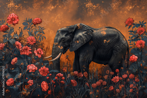 elephant background wallpaper 08