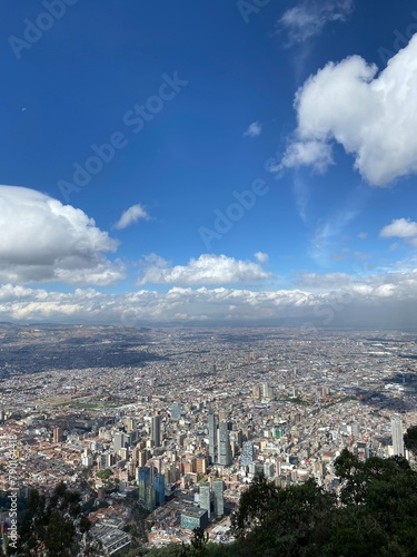 Landscape de Bogotá, Colombia 