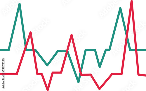 Business Compitition Rivalry Vector Icon Design

