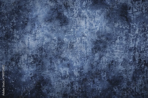 Abstract Blue Grunge Texture with Copy Space, High-Quality Design Banner for Concept Art and Web Design