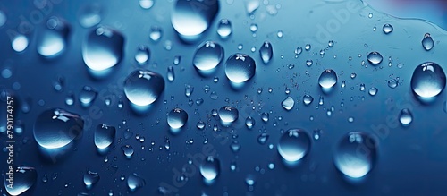 Water droplets on a clear window